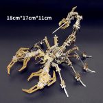 3D Metal Golden Scorpion Puzzle Kit – metal dance – 202505261953 (2)