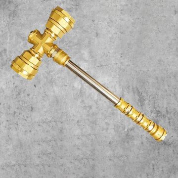 Hammer Built From Brass And Stainless Steel Plumbing Parts