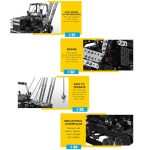 MetalDance (Metal Dance) 1745-Piece RC Heavy-Duty Crane Model Kit (8)