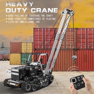 1745-Piece RC Heavy-Duty Crane Model Kit