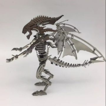 3D Alien Metal Model Puzzle Kit