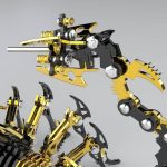 MetalDance (Metal Dance) 3D Black Gold Mechanical Scorpion Model Kit (9)
