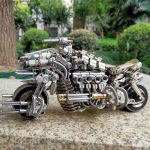 MetalDance (Metal Dance) 3D Metal Mechanical Motorcycle Model Kit (7)