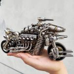 MetalDance (Metal Dance) 3D Metal Mechanical Motorcycle Model Kit (7)