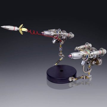 3D Metal Missile Base for Mechanical Rabbit Model