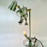 MetalDance (Metal Dance) 3D Metal Steampunk Robot Desk Lamp (1)