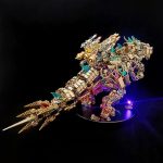 MetalDance (Metal Dance) 3D Tyrannosaurus Rex Metal Model Kit (21)