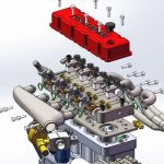 MetalDance (Metal Dance) Cison L4 4-Cylinder Gasoline Engine Model (5)