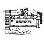MetalDance (Metal Dance) Cison L4 4-Cylinder Gasoline Engine Model (5)