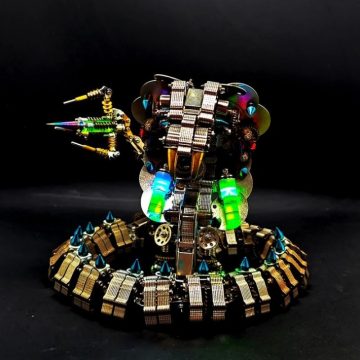 Cyberpunk King Cobra Metal Model Kit