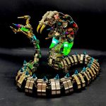 MetalDance (Metal Dance) Cyberpunk King Cobra Metal Model Kit (2)