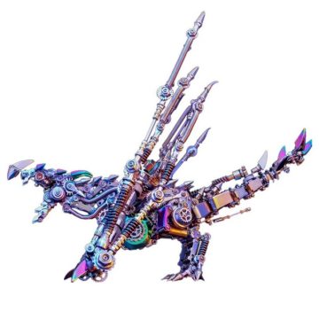 Cyberpunk Mechanical Dragon Model Kit