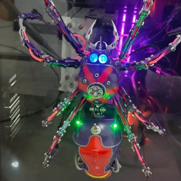 Cyberpunk Tarantula 3D Metal Puzzle Kit