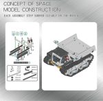 MetalDance (Metal Dance) DIY Metal Remote Control Crawler Dumper (4)