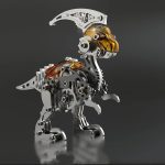MetalDance (Metal Dance) Mechanical Parasaurolophus 3D Metal Puzzle Kit (5)