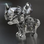 MetalDance (Metal Dance) Mechanical Triceratops 3D Metal Puzzle Kit (4)