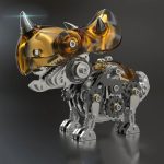 MetalDance (Metal Dance) Mechanical Triceratops 3D Metal Puzzle Kit (4)