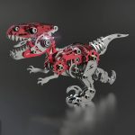 MetalDance (Metal Dance) Mechanical Velociraptor 3D Metal Puzzle Kit (3)