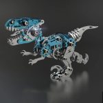 MetalDance (Metal Dance) Mechanical Velociraptor 3D Metal Puzzle Kit (3)