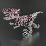 MetalDance (Metal Dance) Mechanical Velociraptor 3D Metal Puzzle Kit (3)