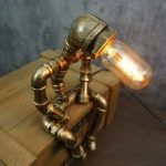 MetalDance (Metal Dance) Melancholic Water Pipe Robot Table Lamp (2)