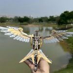 MetalDance (Metal Dance) Steampunk 3D Metal Eagle Model Kit (14)