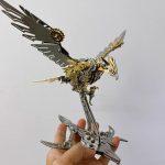 MetalDance (Metal Dance) Steampunk 3D Metal Eagle Model Kit (14)