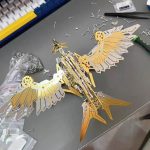 MetalDance (Metal Dance) Steampunk 3D Metal Eagle Model Kit (14)