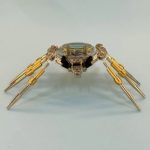 MetalDance (Metal Dance) Steampunk 3D Metal Spider Clock (6)