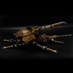 MetalDance (Metal Dance) Steampunk DIY 3D Metal War Beetle Model (4)