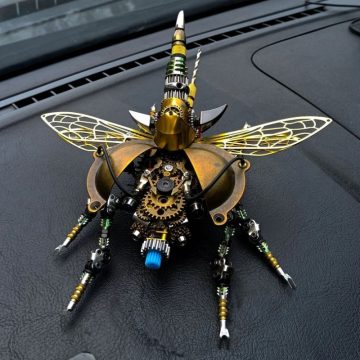 Steampunk DIY 3D Metal War Beetle Model