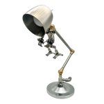 MetalDance (Metal Dance) Steampunk Industrial Metal Robot Table Lamp (4)
