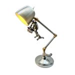 MetalDance (Metal Dance) Steampunk Industrial Metal Robot Table Lamp (4)
