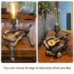 MetalDance (Metal Dance) Steampunk Industrial Pipe Desk Lamp (1)