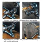 MetalDance (Metal Dance) Steampunk Pipe Fisherman Robot Table Lamp (5)