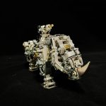 MetalDance (Metal Dance) Steampunk Rhino 3D Metal Model Kit (9)