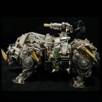 MetalDance (Metal Dance) Steampunk Rhino 3D Metal Model Kit (9)