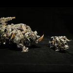 MetalDance (Metal Dance) Steampunk Rhino 3D Metal Model Kit (9)
