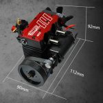 MetalDance (Metal Dance) TOYAN Twin-Cylinder 4-Stroke Engine Model Kit (7)