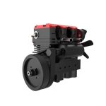 MetalDance (Metal Dance) TOYAN Twin-Cylinder 4-Stroke Engine Model Kit (7)