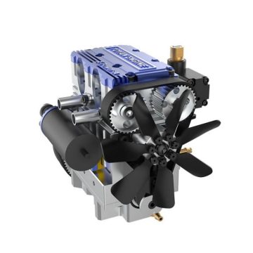 Toyan X-Power Inline Twin-Cylinder 4-Stroke Water-Cooled Methanol Engine Model Kit